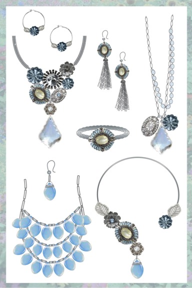 Upscale Feminine Floral Jewelry Collection